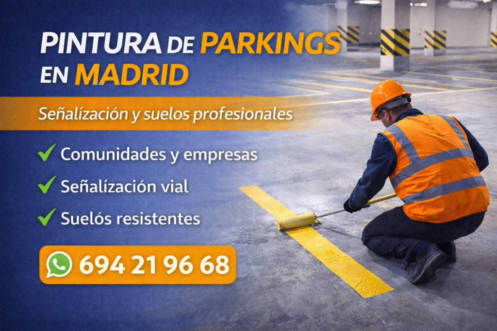 Pintura de parkings en Madrid