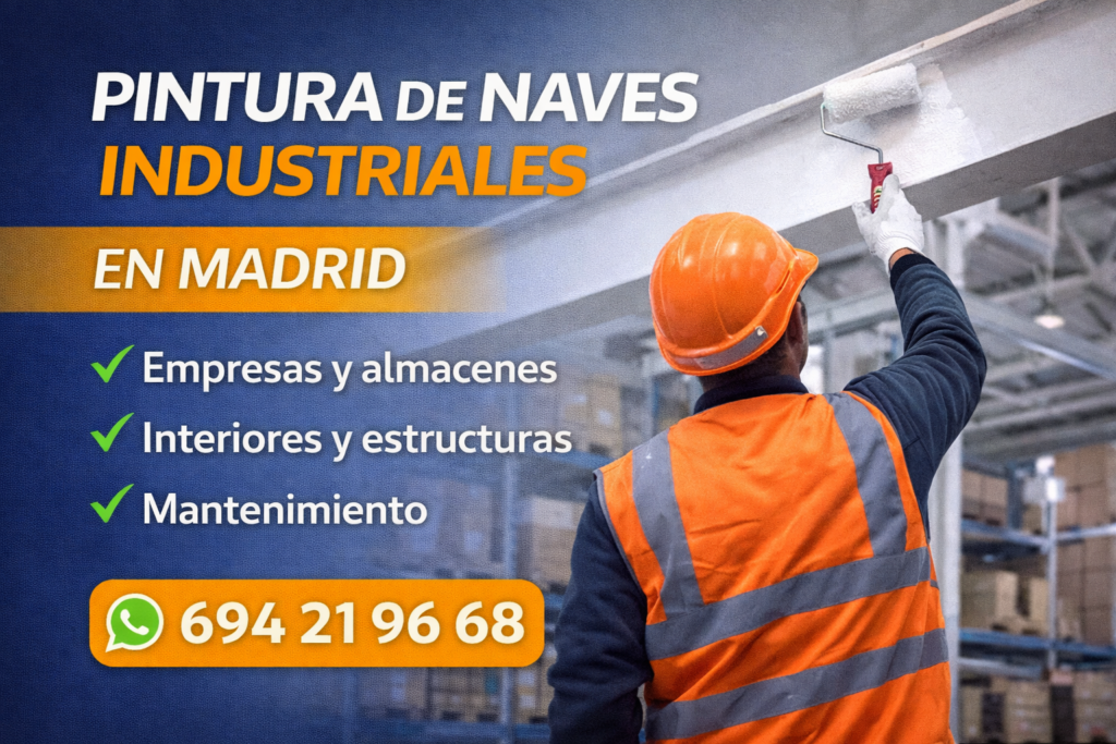 Pintura de naves industriales en Madrid